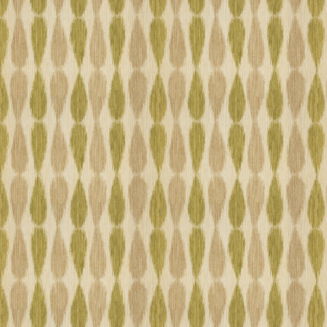 LEE JOFA MODERN GWF-2927.23.0 IKAT DROPS LIME Fabric - Eade's Wallpaper