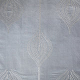 LEE JOFA MODERN GWF-2928.13.0 TULIP EMBROIDERY AQUA Fabric - Eade's Wallpaper