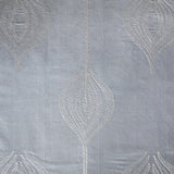 LEE JOFA MODERN GWF-2928.13.0 TULIP EMBROIDERY AQUA Fabric - Eade's Wallpaper