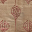 LEE JOFA MODERN GWF-2928.22.0 TULIP EMBROIDERY RUST Fabric - Eade's Wallpaper
