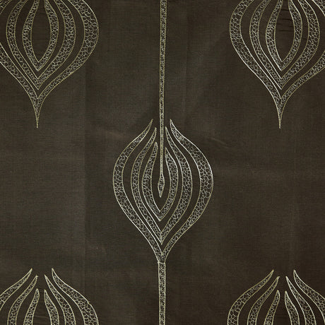 LEE JOFA MODERN GWF-2928.30.0 TULIP EMBROIDERY OLIVE Fabric - Eade's Wallpaper