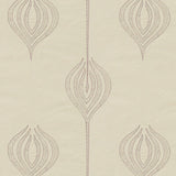 LEE JOFA MODERN GWF-2928.909.0 TULIP EMBROIDERY MAUVE Fabric - Eade's Wallpaper