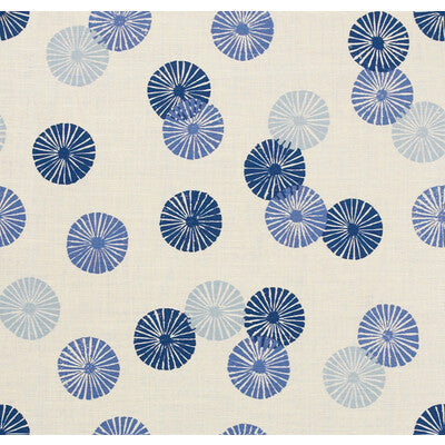 LEE JOFA MODERN GWF-3004.515.0 KASA BLUE Fabric - Eade's Wallpaper