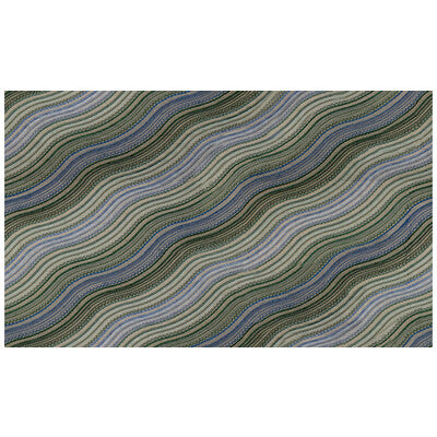 LEE JOFA MODERN GWF-3100.313.0 WATER STRIPE EMB JUNIPER/LAKE Fabric - Eade's Wallpaper