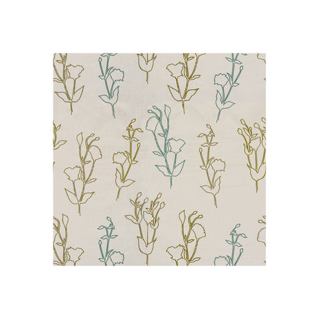 LEE JOFA MODERN GWF-3220.53.0 VENTANA GARDEN GRASS/TEAL Fabric - Eade's Wallpaper
