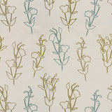 LEE JOFA MODERN GWF-3220.53.0 VENTANA GARDEN GRASS/TEAL Fabric - Eade's Wallpaper