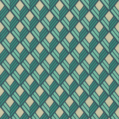 LEE JOFA MODERN GWF-3324.550.0 NEW GRILLE BLUE/NAVY Fabric - Eade's Wallpaper