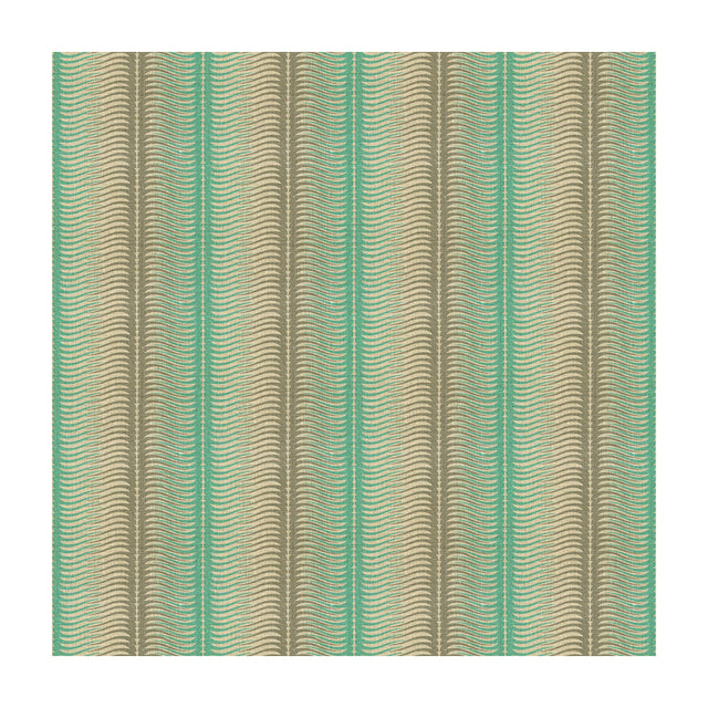 LEE JOFA MODERN GWF-3509.13.0 STRIPES AQUA Fabric - Eade's Wallpaper