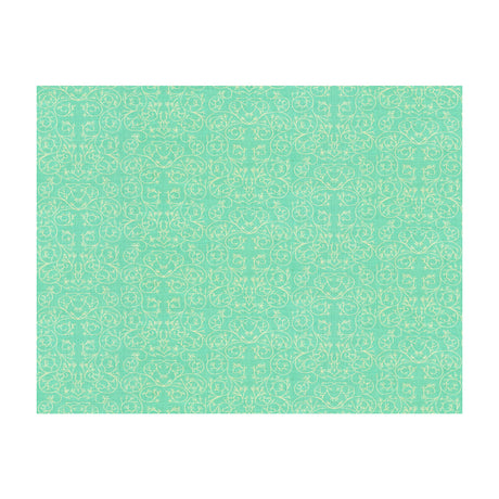 LEE JOFA MODERN GWF-3512.13.0 GARDEN REVERSE AQUA Fabric - Eade's Wallpaper