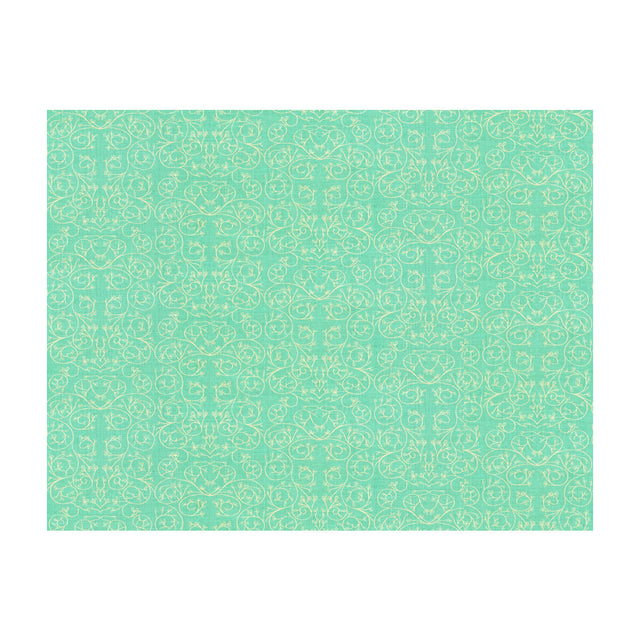 LEE JOFA MODERN GWF-3512.13.0 GARDEN REVERSE AQUA Fabric - Eade's Wallpaper