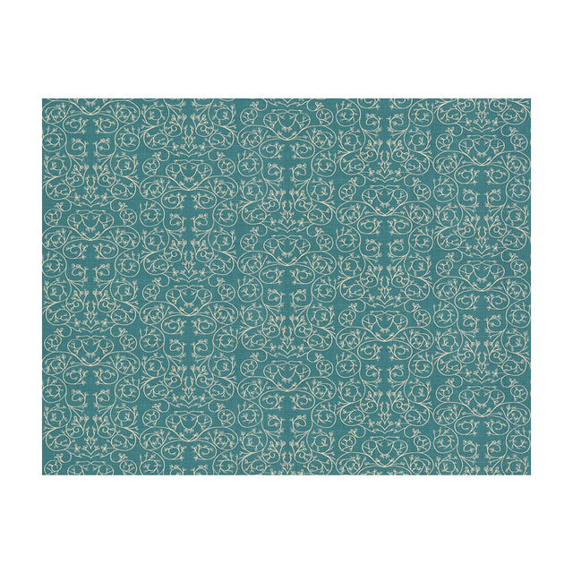 LEE JOFA MODERN GWF-3512.5.0 GARDEN REVERSE CORNFLOWER Fabric - Eade's Wallpaper