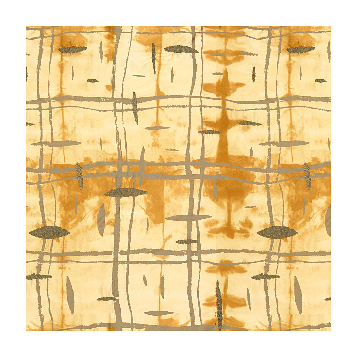 LEE JOFA MODERN GWF-3516.416.0 CROSSROADS GILT Fabric - Eade's Wallpaper
