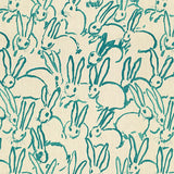 LEE JOFA MODERN GWF-3523.13.0 HUTCH PRINT TURQUOISE Fabric - Eade's Wallpaper