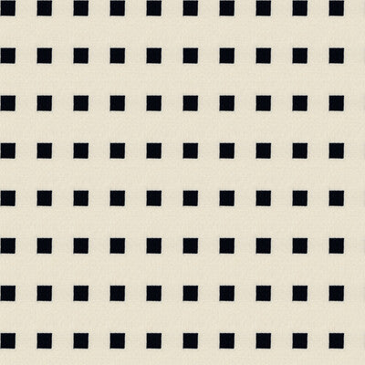 LEE JOFA MODERN GWF-3525.18.0 CHALET EMB IVORY/BLACK Fabric - Eade's Wallpaper