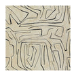 LEE JOFA MODERN GWF-3530.18.0 GRAFFITO LINEN/ONYX Fabric - Eade's Wallpaper