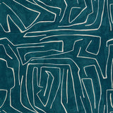 LEE JOFA MODERN GWF-3530.53.0 GRAFFITO TEAL/PEARL Fabric - Eade's Wallpaper