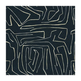 LEE JOFA MODERN GWF-3530.816.0 GRAFFITO ONYX/BEIGE Fabric - Eade's Wallpaper