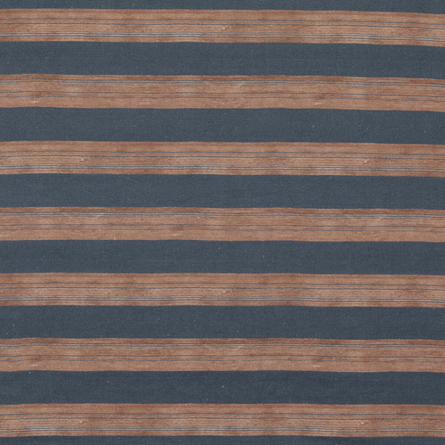 LEE JOFA MODERN GWF-3724.524.0 ASKEW SIENNA/NAVY Fabric - Eade's Wallpaper