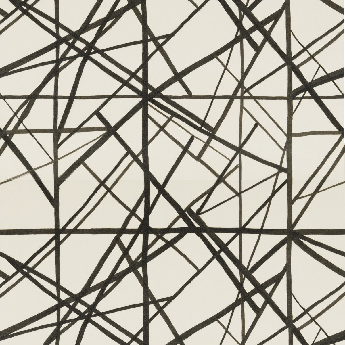 LEE JOFA MODERN GWF-3731.18.0 CHANNELS VELVET EBONY/IVORY Fabric - Eade's Wallpaper