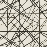 LEE JOFA MODERN GWF-3731.18.0 CHANNELS VELVET EBONY/IVORY Fabric - Eade's Wallpaper