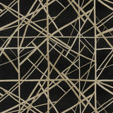 LEE JOFA MODERN GWF-3731.811.0 CHANNELS VELVET ONYX/ALMOND Fabric - Eade's Wallpaper