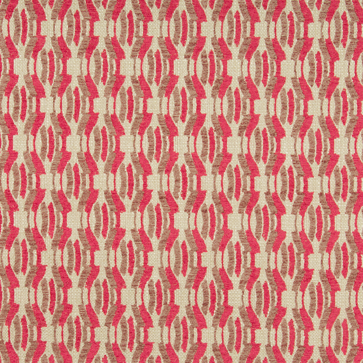 LEE JOFA MODERN GWF-3748.19.0 AGATE WEAVE CERISE Fabric - Eade's Wallpaper