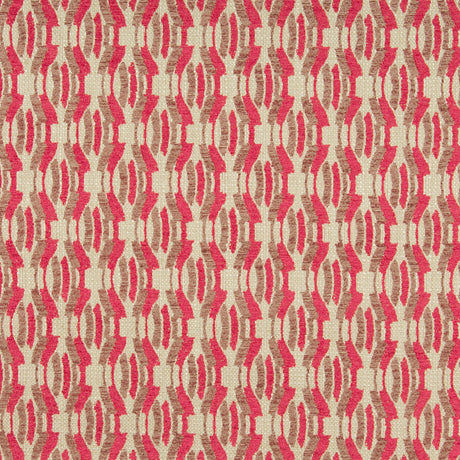 LEE JOFA MODERN GWF-3748.19.0 AGATE WEAVE CERISE Fabric - Eade's Wallpaper