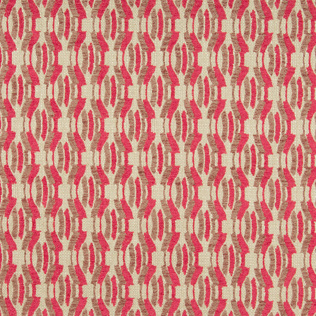 LEE JOFA MODERN GWF-3748.19.0 AGATE WEAVE CERISE Fabric - Eade's Wallpaper