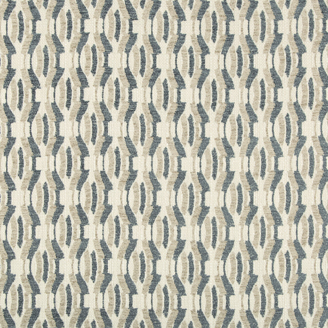 LEE JOFA MODERN GWF-3748.5.0 AGATE WEAVE SEA WAVE Fabric - Eade's Wallpaper
