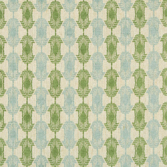 LEE JOFA MODERN GWF-3751.133.0 QUARTZ WEAVE AQUA GREEN Fabric - Eade's Wallpaper
