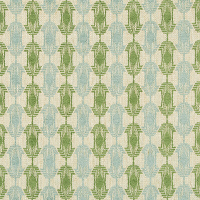 LEE JOFA MODERN GWF-3751.133.0 QUARTZ WEAVE AQUA GREEN Fabric - Eade's Wallpaper