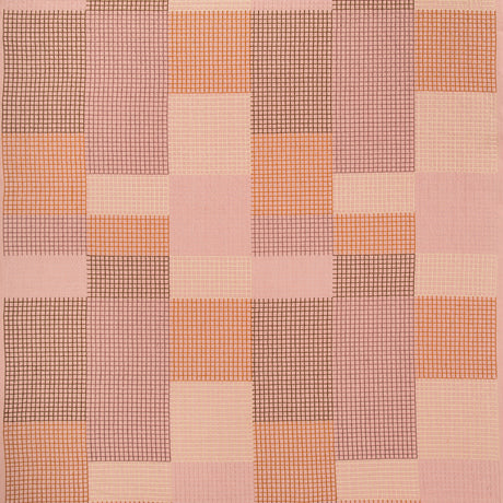 LEE JOFA MODERN GWF-3756.179.0 GRIDLOCK CINNAMON Fabric - Eade's Wallpaper