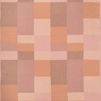 LEE JOFA MODERN GWF-3756.179.0 GRIDLOCK CINNAMON Fabric - Eade's Wallpaper