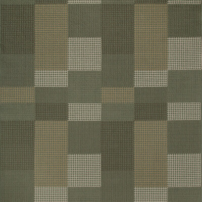 LEE JOFA MODERN GWF-3756.316.0 GRIDLOCK HUNTER Fabric - Eade's Wallpaper