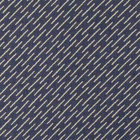 LEE JOFA MODERN GWF-3759.501.0 ESKER WEAVE NAVY/CREAM Fabric - Eade's Wallpaper