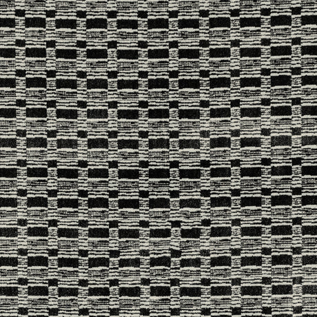 LEE JOFA MODERN GWF-3760.81.0 LURE ONYX/IVORY Fabric - Eade's Wallpaper
