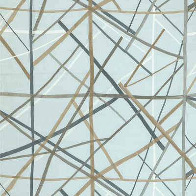 LEE JOFA MODERN GWF-3771.1115.0 SIMPATICO PRINT CINDER Fabric - Eade's Wallpaper