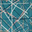 LEE JOFA MODERN GWF-3771.335.0 SIMPATICO PRINT TEAL Fabric - Eade's Wallpaper