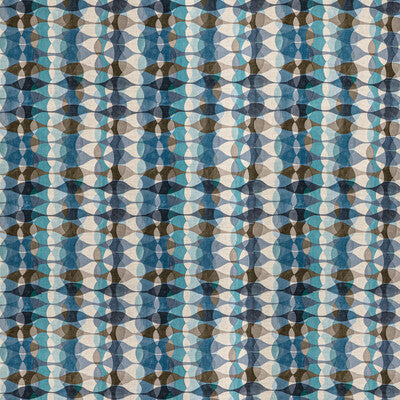 LEE JOFA MODERN GWF-3775.650.0 OVERTONE PRINT DENIM Fabric - Eade's Wallpaper