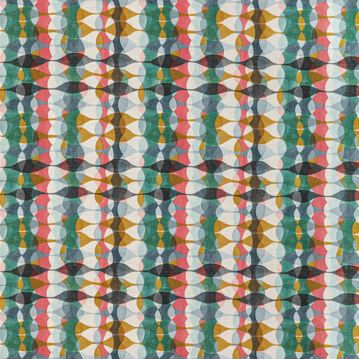 LEE JOFA MODERN GWF-3775.73.0 OVERTONE PRINT MULTI Fabric - Eade's Wallpaper