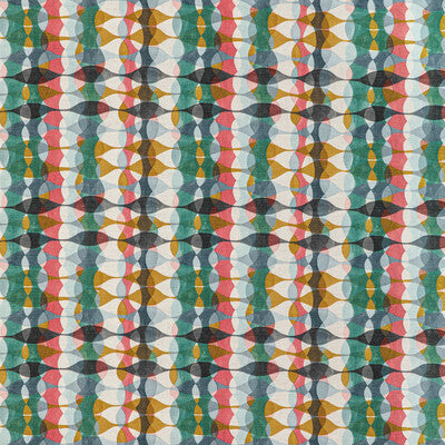 LEE JOFA MODERN GWF-3775.73.0 OVERTONE PRINT MULTI Fabric - Eade's Wallpaper