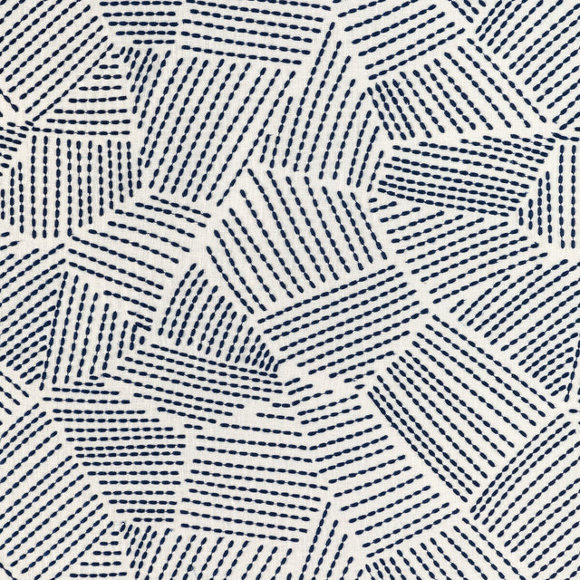 LEE JOFA MODERN GWF-3776.50.0 CHORD EMBROIDERY SEA Fabric - Eade's Wallpaper