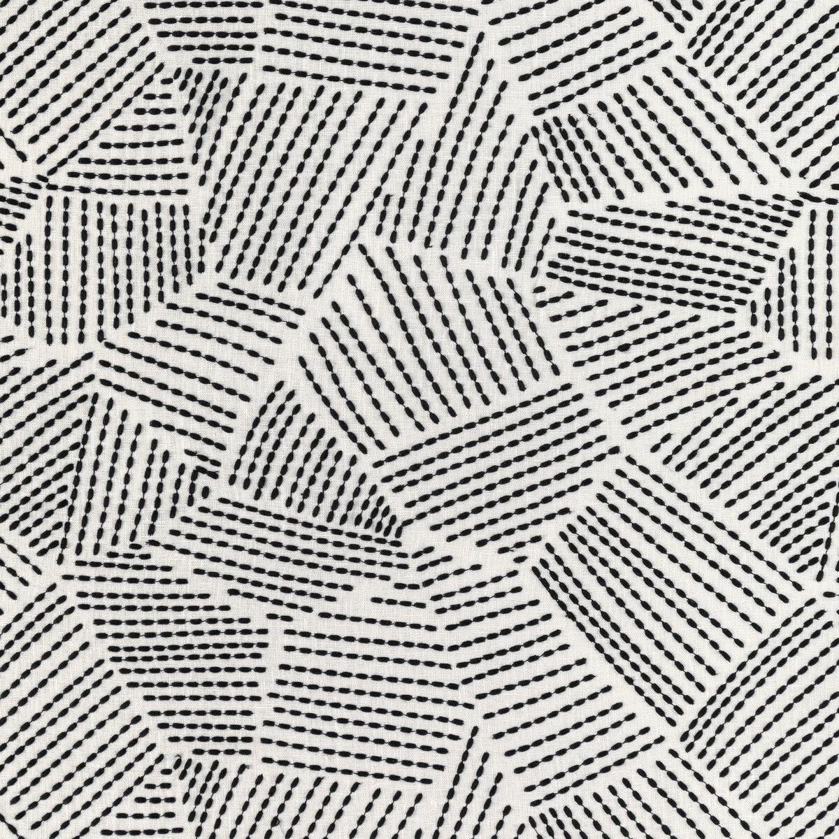 LEE JOFA MODERN GWF-3776.81.0 CHORD EMBROIDERY EBONY Fabric - Eade's Wallpaper