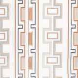 LEE JOFA MODERN GWF-3779.1624.0 TRITONE EMBROIDERY COPPER Fabric - Eade's Wallpaper