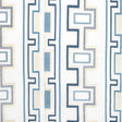 LEE JOFA MODERN GWF-3779.50.0 TRITONE EMBROIDERY NAVY Fabric - Eade's Wallpaper