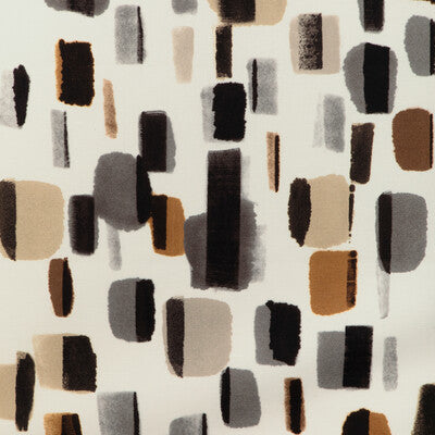 LEE JOFA MODERN GWF-3805.611.0 BOND PRINT PEBBLE Fabric - Eade's Wallpaper