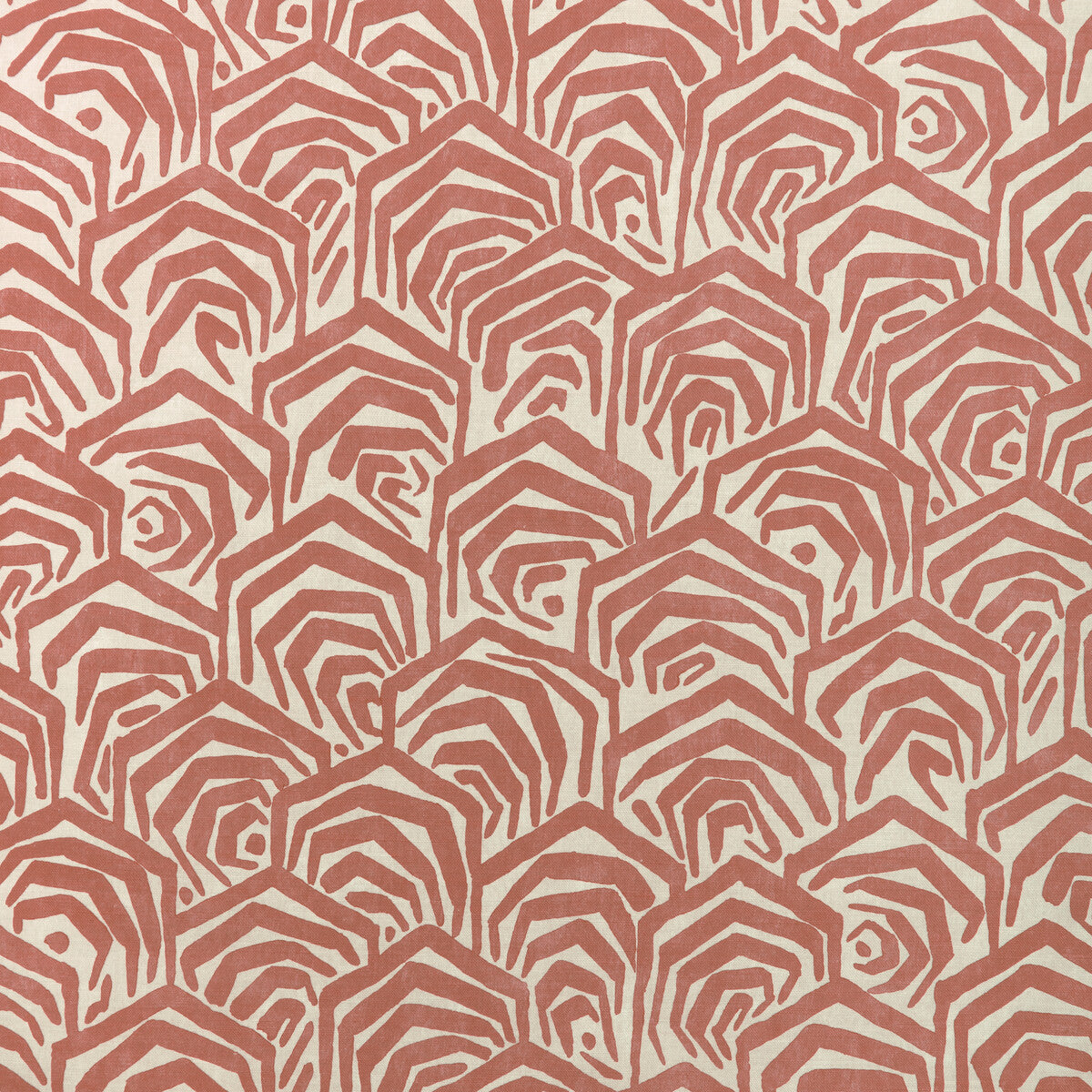 LEE JOFA MODERN GWF-3807.24.0 GREENE PRINT CLAY Fabric - Eade's Wallpaper