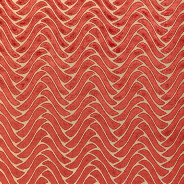 LEE JOFA MODERN GWF-3811.24.0 CROSBY VELVET SPICE Fabric - Eade's Wallpaper