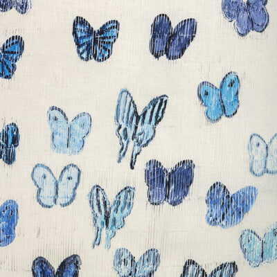 LEE JOFA MODERN FLUTTER GWF-3838.513.0 in THE BLUES Fabric -