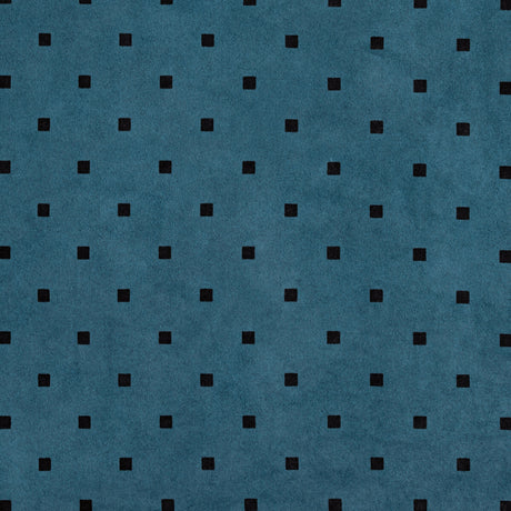 LEE JOFA MODERN GWL-3703.5.0 EPOQ CHECK SUEDE MARINE Fabric - Eade's Wallpaper